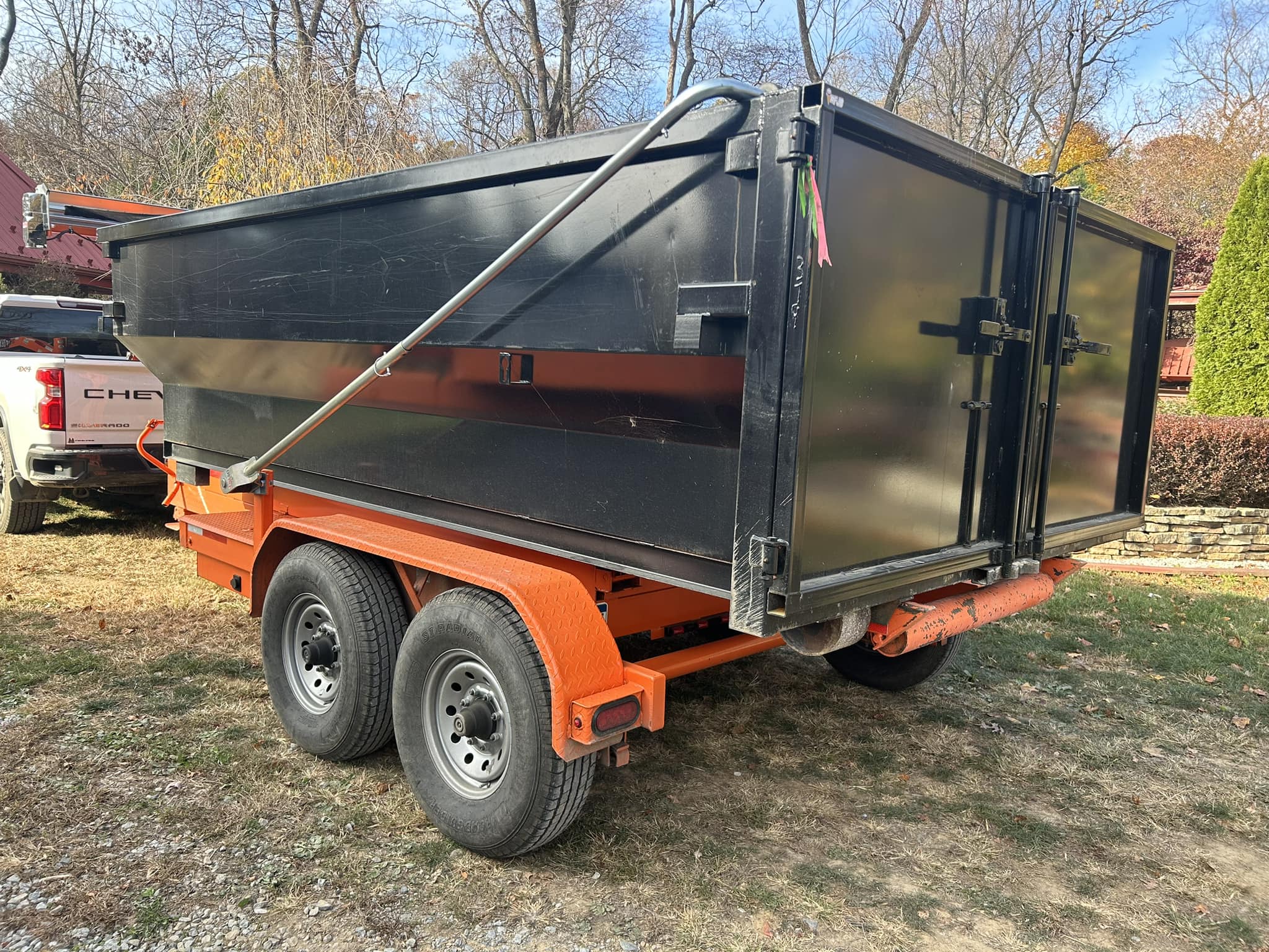Rem Dog Services dumpster trailer